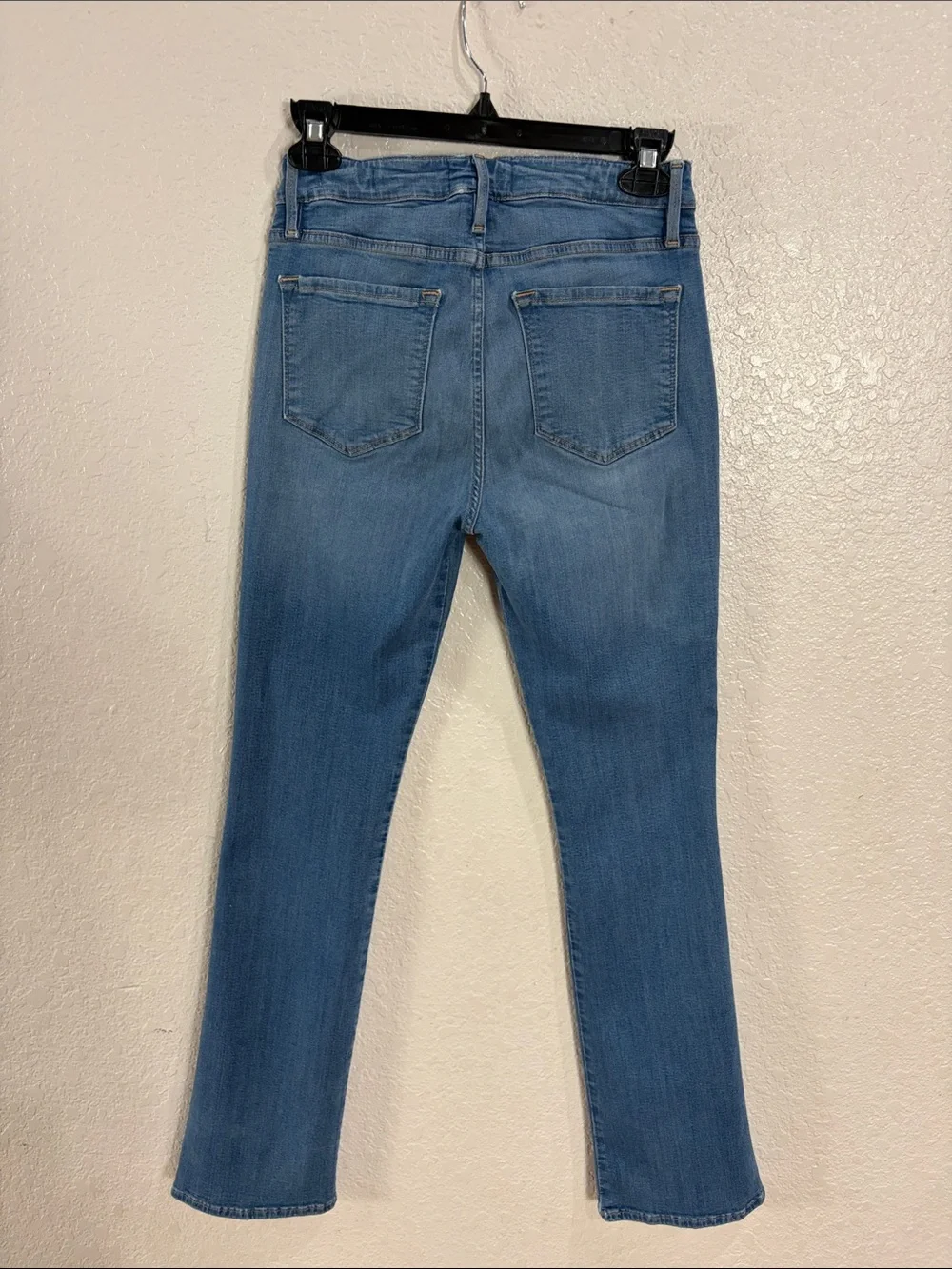 Frame Denim Light Blue Le Mini Boot,Size 27.